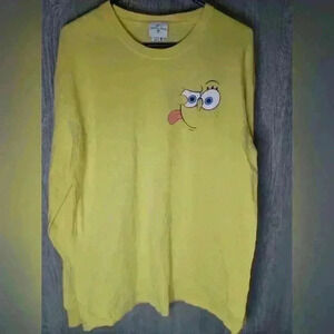 Universal Studios Spongbob long sleeve graphic tee. 100% cotton. large.